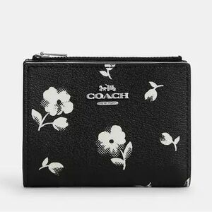 Coach Bifold Wallet With Floral Print
